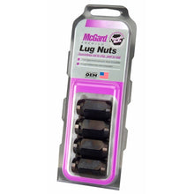 Load image into Gallery viewer, McGard Hex Lug Nut (Cone Seat) 1/2-20 / 13/16 Hex / 1.5in. Length (4-Pack) - Black
