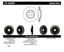 Load image into Gallery viewer, StopTech 06-07 350Z / 05-07 G35 exp Sport/ 06-07 G35X SportStop Slotted &amp; Drilled Front Right Rotor
