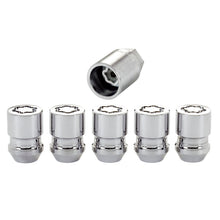 Load image into Gallery viewer, McGard Wheel Lock Nut Set - 5pk. (Cone Seat) M12X1.25 / 3/4 Hex / 1.28in. Length - Chrome
