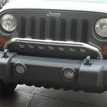 Load image into Gallery viewer, Rugged Ridge 07-18 Jeep Wrangler JK Stainless Steel Bumper Mounted Light Bar
