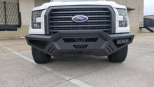 Load image into Gallery viewer, Road Armor 15-17 Ford F150 SPARTAN Front Bumper Bolt-On Pre-Runner Guard - Tex Blk
