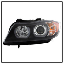Load image into Gallery viewer, Spyder BMW E90 3-Series 06-08 4DR V2 Headlights - HID Only - Black PRO-YD-BMWE9005V2-HID-DRL-BK
