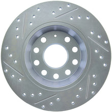 Load image into Gallery viewer, StopTech Select Sport 06-10 Volkswagen Jetta Slotted &amp; Drilled Left Rear Rotor
