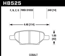 Load image into Gallery viewer, Hawk 05-10 Chevrolet Cobalt SS / 07-10 Pontiac G5 / 05-10 Pontiac G6 DTC-60 Race Rear Brake Pads

