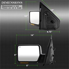 Load image into Gallery viewer, Xtune Ford F150 04-06 Power Heated Amber LED Signal OE Mirror Left MIR-03348AEBH-P-L

