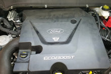 Load image into Gallery viewer, J&amp;L 17-19 Ford Fusion Sport 2.7L Passenger Side Oil Separator 3.0 - Clear Anodized
