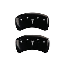 Load image into Gallery viewer, MGP 4 Caliper Covers Engraved Front Pontiac Rear Arrow Blk Finish Silver Char 2006 Pontiac Solstice
