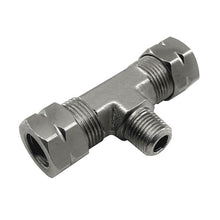 Load image into Gallery viewer, Nitrous Express 3/8 Compression x 1/8 Male NPT Branch T
