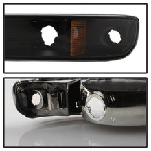 Load image into Gallery viewer, xTune GMC Sierra 99-06 /Yukon 00-06 Crystal Headlights &amp; Bumper Lights - Black HD-JH-GS99-AM-SET-BK
