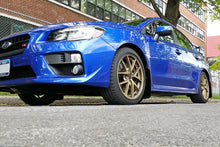 Load image into Gallery viewer, Rally Armor 15-21 Subaru WRX/STI (Sedan ONLY) Black UR Mud Flap w/ Light Blue Logo
