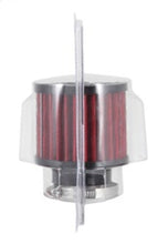 Load image into Gallery viewer, K&amp;N 1.5in Flange ID x 3in OD x 2.5in H Rubber Base Crankcase Vent Filter
