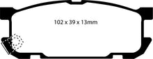 Load image into Gallery viewer, EBC 01-03 Mazda Miata MX5 1.8 (Sports Suspension) Redstuff Rear Brake Pads
