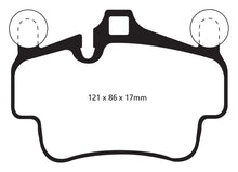 Load image into Gallery viewer, EBC 07-08 Porsche 911 (997) (Cast Iron Rotor only) 3.6 Carrera 2 Bluestuff Front Brake Pads
