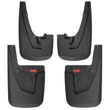 Load image into Gallery viewer, Husky Liners 19-22 RAM 2500/3500 w/o OEM Fender Flares Custom Front &amp; Rear Mud Guard Set - Black
