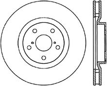 Load image into Gallery viewer, StopTech Power Slot 5/93-98 Supra Turbo Front Right SportStop CRYO Slotted Rotor
