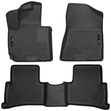 Load image into Gallery viewer, Husky Liners 2016 Hyundai Tucson WeatherBeater Combo Black Floor Liners
