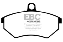 Load image into Gallery viewer, EBC 94 Volkswagen Cabriolet 1.8 Ultimax2 Front Brake Pads
