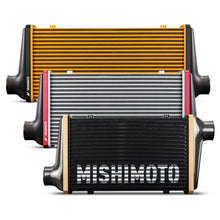 Load image into Gallery viewer, Mishimoto Universal Carbon Fiber Intercooler - Gloss Tanks - 525mm Silver Core - S-Flow - C V-Band
