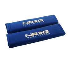 Load image into Gallery viewer, NRG Seat Belt Pads 2.7in. W x 11in. L (Blue) Short - 2pc
