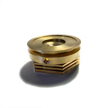 Load image into Gallery viewer, Ticon Industries Tig Aesthetics 3in Universal Vband Heat Sink w/ Purge - Tellurium Copper
