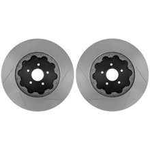 Load image into Gallery viewer, StopTech 2015 Ford Mustang GT w/ Brembo AeroRotor Direct Replacement 2pcs Slotted Front Rotor Pair
