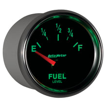 Load image into Gallery viewer, Autometer GS 52mm 0-90 ohms Short Sweep Electronic Fuel Level GM Gauge
