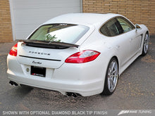 Load image into Gallery viewer, AWE Tuning Panamera Turbo Performance Exhaust System Touring Edition Polished Silver Tips
