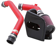 Load image into Gallery viewer, K&amp;N 08-09 Mitsubishi Evo X Wrinkle Red Typhoon Short Ram Intake
