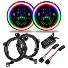 Load image into Gallery viewer, Oracle Jeep Wrangler JL/Gladiator JT 7in. High Powered LED Headlights (Pair) - Dynamic - Dynamic
