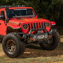 Load image into Gallery viewer, Rugged Ridge Venator Front Bumper W/Overrider &amp; Winch Tray JL
