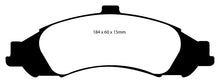 Load image into Gallery viewer, EBC 03-04 Pontiac GTO 5.7 (Solid Rear Rotors) Redstuff Front Brake Pads
