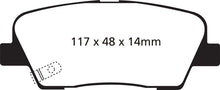 Load image into Gallery viewer, EBC 06-09 Hyundai Entourage 3.8 Greenstuff Rear Brake Pads
