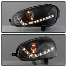 Load image into Gallery viewer, Spyder Volkswagen GTI 06-09/Jetta 06-09 Halogen Model Only - DRL Black PRO-YD-VG06-DRL-BK
