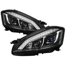 Load image into Gallery viewer, Spyder Mercedes W221 S Class 07-09 Headlights - HID Model Only - Black PRO-YD-MBW22107-HID-DRL-BK
