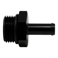 Load image into Gallery viewer, DeatschWerks 8AN ORB Male to 5/16in Male Barb Fitting (Incl O-Ring) - Anodized Matte Black
