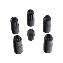 Load image into Gallery viewer, Rugged Ridge 18-20 Jeep Wrangler JL/JLU Black M14-1.5 Wheel Lock Nut Set w/Key
