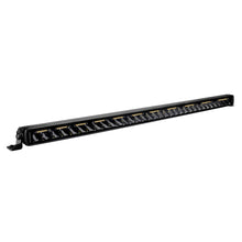 Load image into Gallery viewer, Go Rhino Xplor Blackout Combo Series Sgl Row LED Light Bar w/Amber (Side/Track Mount) 31.5in. - Blk
