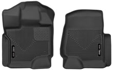 Load image into Gallery viewer, Husky Liners 15-23 Ford F-150 S.Crew/S.Cab X-Act Contour Black Front Seat Floor Liners
