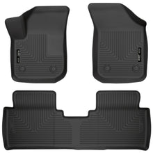 Load image into Gallery viewer, Husky Liners 2017 Buick Envision Weatherbeater Black Front &amp; 2nd Seat Floor Liners
