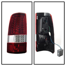 Load image into Gallery viewer, xTune 03-06 Chevrolet Silverado 1500/2500HD LED Tail Lights - Red Clear (ALT-JH-CSIL03-CS-RC)
