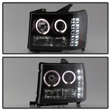 Load image into Gallery viewer, Spyder GMC Sierra 1500/GMC Sierra Denali 08-13 Projector LED Halo- LED Blk PRO-YD-GS07-HL-BK
