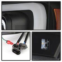 Load image into Gallery viewer, Spyder 07-14 Chevy Suburban/1500/2500/Tahoe V2 Projector Headlights All Blk PRO-YD-CSUB07V2-DRL-BKV2
