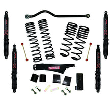 Load image into Gallery viewer, Skyjacker 2007-2018 Jeep Wrangler JK 4 Door 4WD Long Travel 3.5in-4in Lift Kit w/Black Max Shocks
