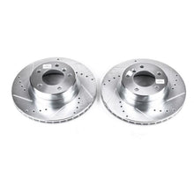 Load image into Gallery viewer, Power Stop 04-07 BMW 525i Front Evolution Drilled &amp; Slotted Rotors - Pair
