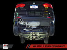 Load image into Gallery viewer, AWE Tuning Mk6 Jetta 2.5L Touring Edition Exhaust - Diamond Black Tips
