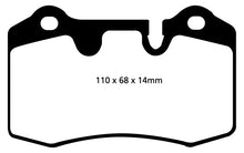 Load image into Gallery viewer, EBC 04-12 Aston Martin DB9 5.9 Redstuff Rear Brake Pads
