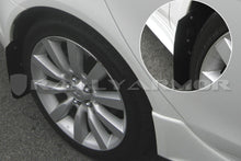 Load image into Gallery viewer, Rally Armor 07-17 Mitsubishi Lancer Basic Black Mud Flap w/ Black Logo
