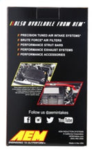 Load image into Gallery viewer, AEM Dryflow Air Filter - Round Tapered - 2.75in Flange ID x 5.5in Base OD x 4.75in Top OD x 7.5in H

