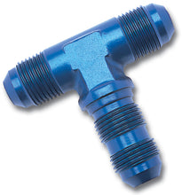 Load image into Gallery viewer, Russell Performance -4 AN Flare Bulkhead Tee Fitting (Blue)
