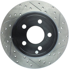 Load image into Gallery viewer, StopTech 05-13 Chrysler300/300C / 09-12 Dodge Challenger Rear Left Drilled &amp; Slotted Rotor
